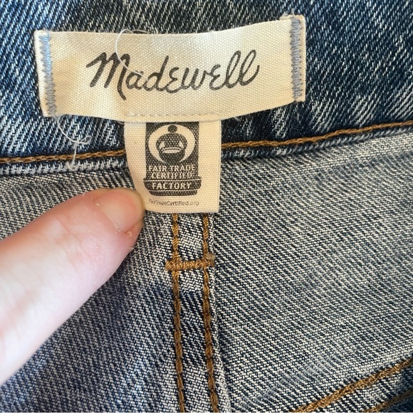 Madewell The Perfect Jean Short MC647 Women’s Blue Jean Shorts Sz 25 - Picture 12 of 12